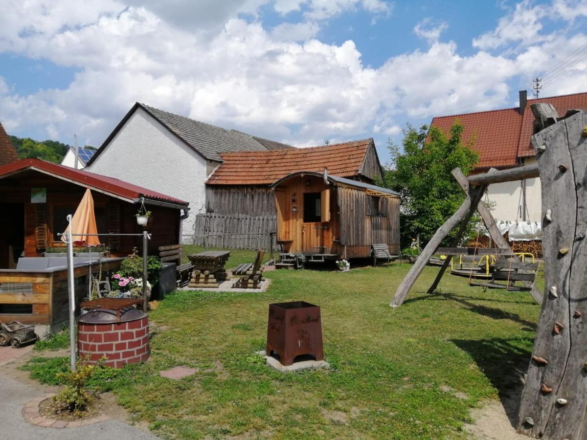 Schaeferwagen Auf Dem Ferienhof Stark Kelheim Exterior photo
